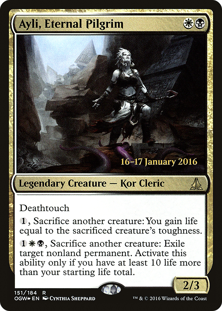 Ayli, Eternal Pilgrim (PRE-151S) - Oath of the Gatewatch Promos (Prerelease) Foil