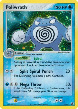 Poliwrath 011 - FireRed & LeafGreen Normal - Holo Rare
