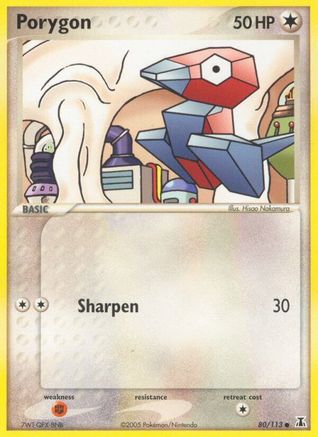 Porygon - 080/113 - Delta Species Normal