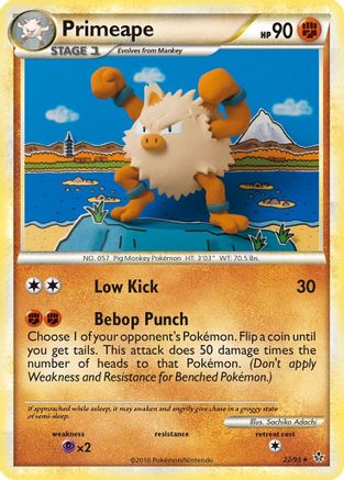 Primeape (22/95) - Unleashed - Rare