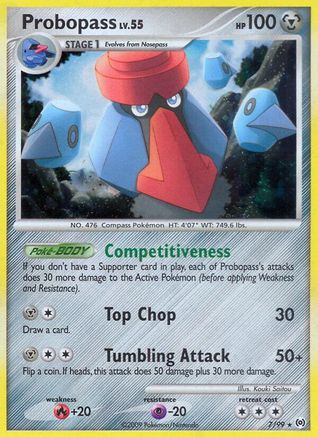 Probopass - 007/99 - Arceus Reverse Holofoil
