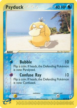 Psyduck - 044/95 - Team Magma vs Team Aqua Reverse Holofoil