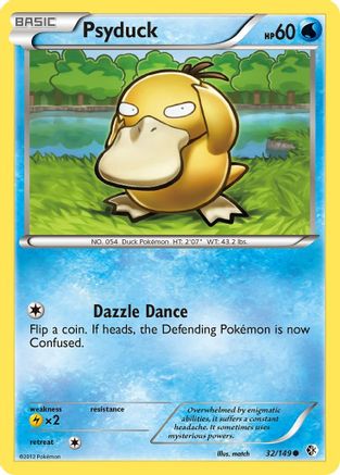 Psyduck (32) - Boundaries Crossed Reverse Holofoil