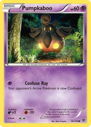 Pumpkaboo 056 - XY Base Set Reverse Holofoil - Common