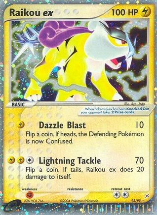 Raikou ex 092 - Team Magma vs Team Aqua Holofoil - Ultra Rare