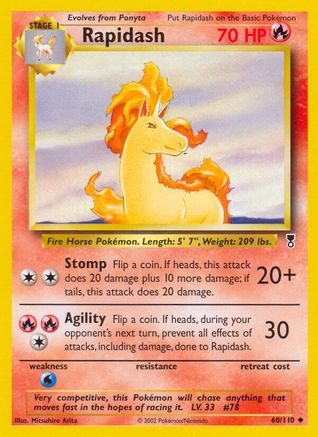 Rapidash 060/110 - Legendary Collection Reverse Holofoil - Uncommon