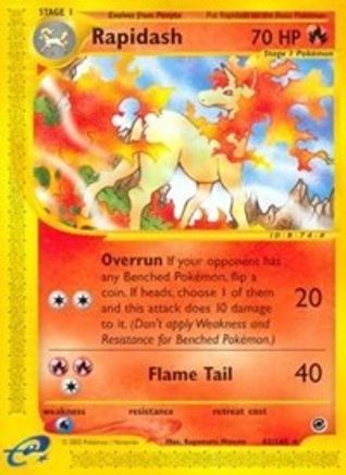 Rapidash (62) 062 - Expedition Normal - Rare