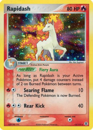 Rapidash - 013/112 - FireRed & LeafGreen Holofoil
