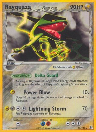 Rayquaza (Delta Species) - 013/113 - Delta Species Reverse Holofoil