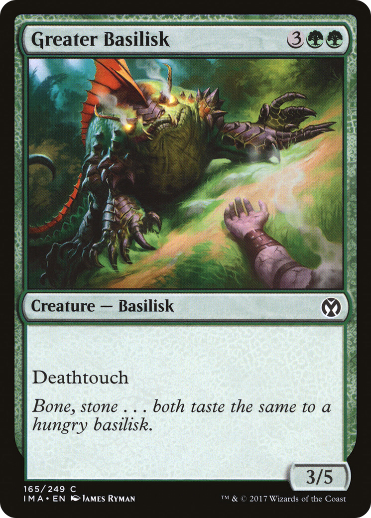 Greater Basilisk (IMA-165) - Iconic Masters
