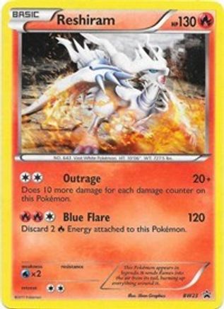 Reshiram BW23 - Black and White Promos Holofoil - Promo