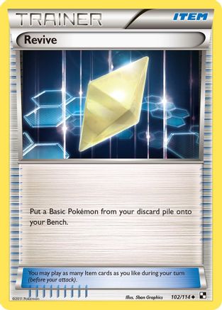Revive 102/114 - Black and White Normal - Uncommon
