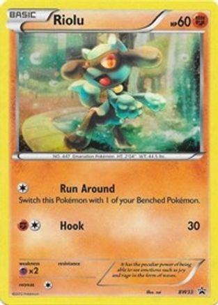 Riolu BW33 - Black and White Promos Holofoil - Promo