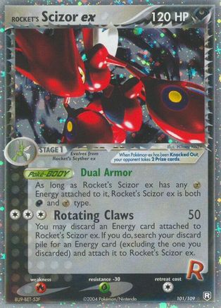 Rocket's Scizor ex 101 - Team Rocket Returns Holofoil - Ultra Rare