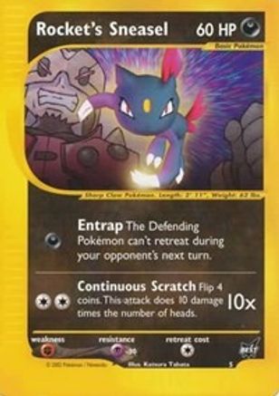 Rocket's Sneasel (5/9) - Best of Promos - Promo