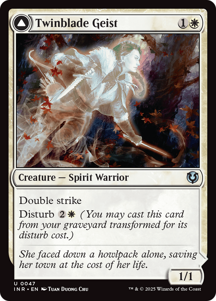 Twinblade Geist (INR-047) - Innistrad Remastered