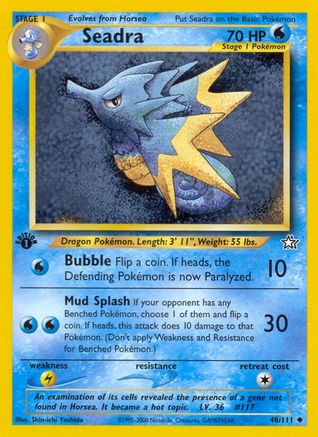 Seadra 048/111 - Neo Genesis 1st Edition - Uncommon