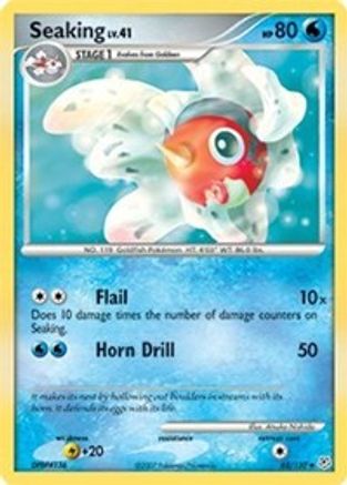 Seaking (62/130) - Diamond and Pearl Reverse Holofoil - Uncommon