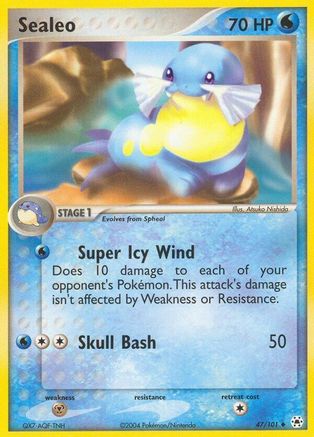 Sealeo 047 - Hidden Legends Reverse Holofoil - Uncommon
