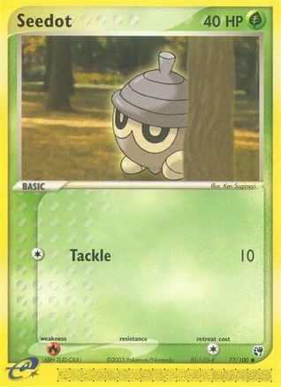 Seedot 077/100 - Sandstorm Reverse Holofoil - Common