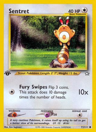 Sentret 071/111 - Neo Genesis 1st Edition - Common