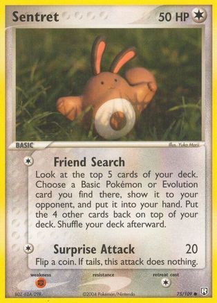 Sentret - 075/109 - Team Rocket Returns Reverse Holofoil