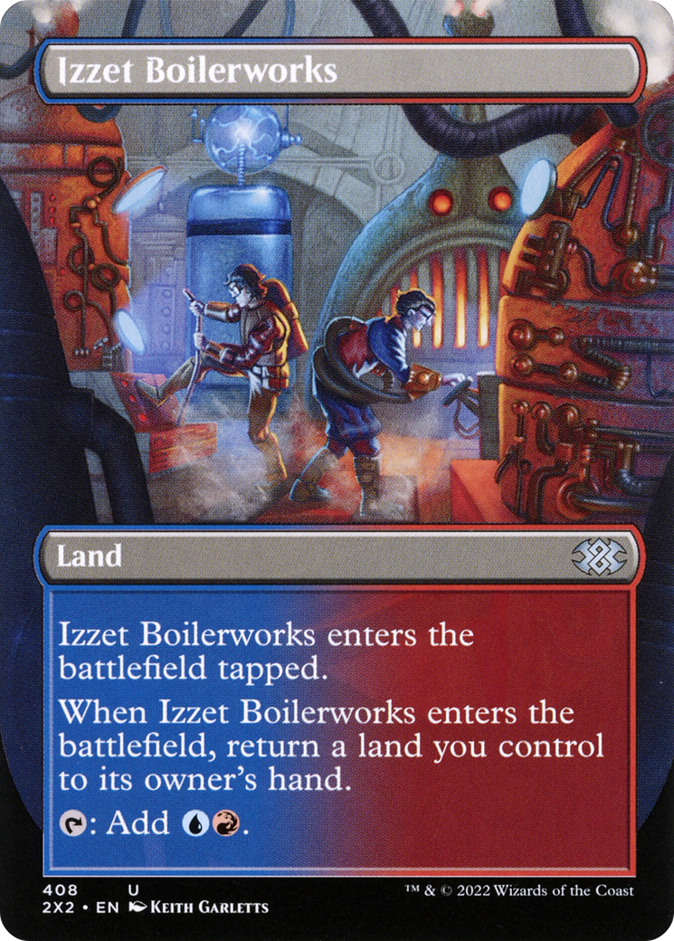 Izzet Boilerworks (Borderless)(2X2-408) - Double Masters 2022