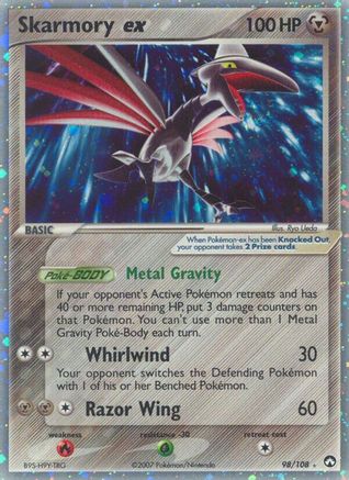 Skarmory ex 098 - Power Keepers Holofoil - Ultra Rare