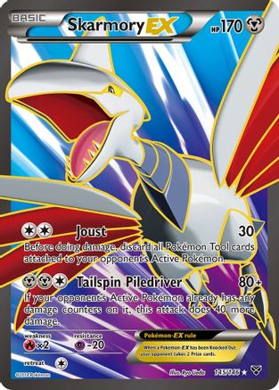 Skarmory EX (145 Full Art) 145 - XY Base Set Holofoil - Ultra Rare
