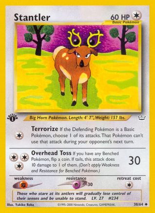 Stantler 038/064 - Neo Revelation 1st Edition - Uncommon