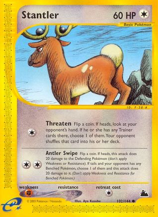 Stantler 102 - Skyridge Normal - Common