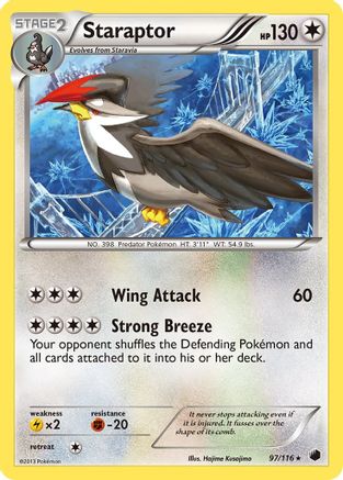 Staraptor (97/116) - Plasma Freeze - Rare
