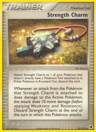 Strength Charm 081 - Dragon Frontiers Reverse Holofoil - Uncommon