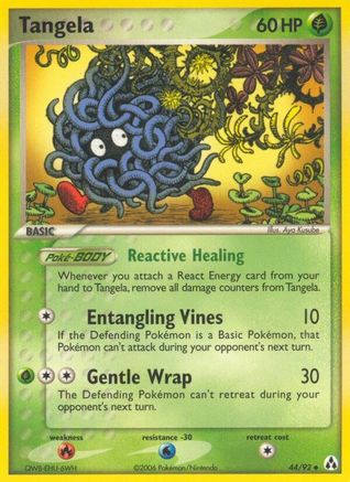 Tangela 044 - Legend Maker Reverse Holofoil - Uncommon