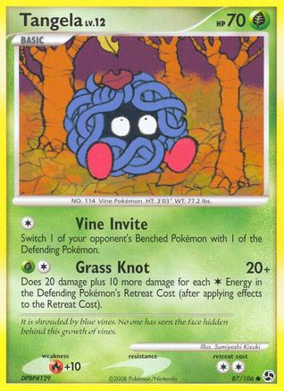 Tangela (87/106) - Great Encounters Reverse Holofoil - Common