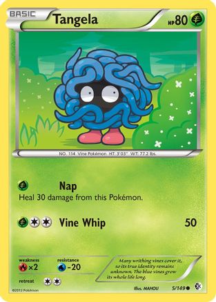 Tangela - 005/149 - Boundaries Crossed Reverse Holofoil