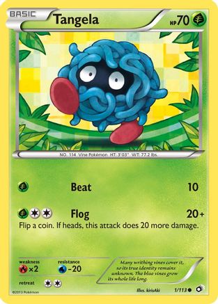 Tangela 001 - Legendary Treasures Normal - Common