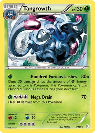 Tangrowth - 006/149 - Boundaries Crossed Holofoil