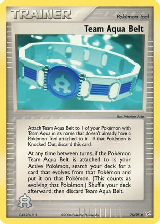 Team Aqua Belt - 076/95 - Team Magma vs Team Aqua Normal