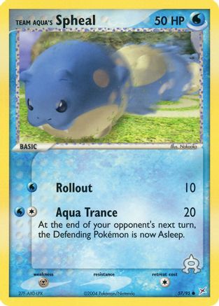 Team Aqua's Spheal - 57/95 - Team Magma vs Team Aqua Normal