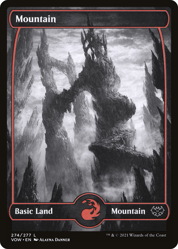 Mountain (VOW-274) - Innistrad: Crimson Vow: (Showcase) Foil