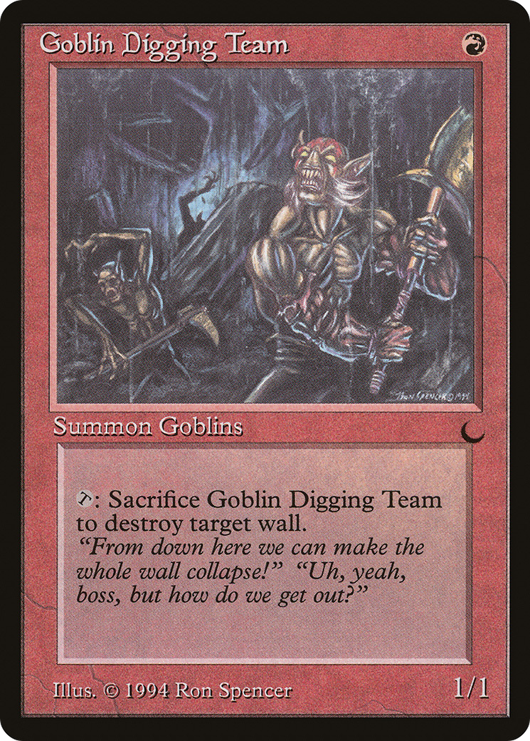 Goblin Digging Team (DRK-065) - The Dark