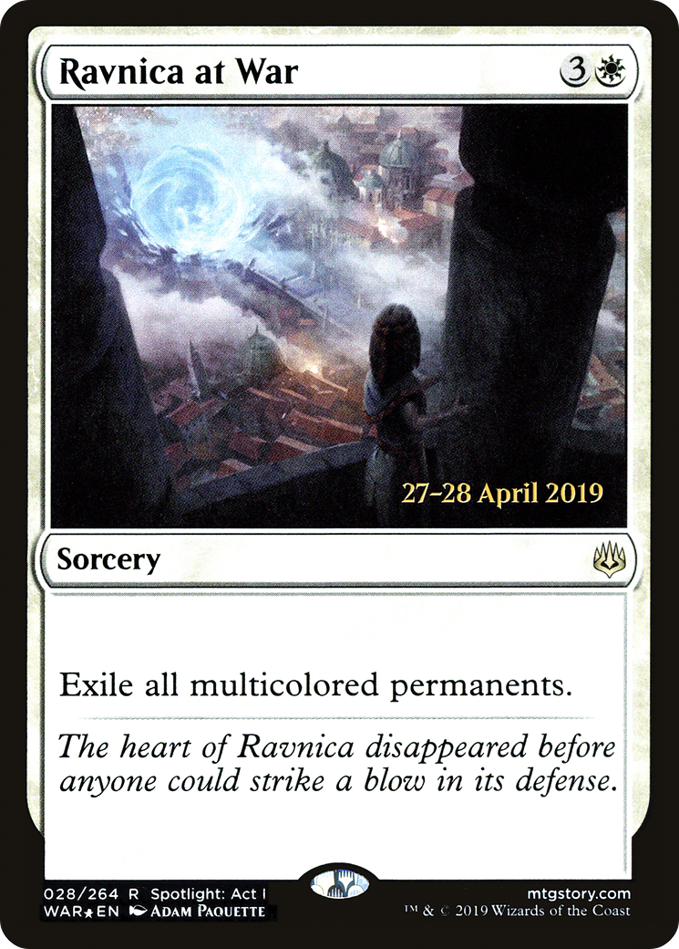 Ravnica at War (PRE-28S) - War of the Spark Promos (Prerelease) Foil
