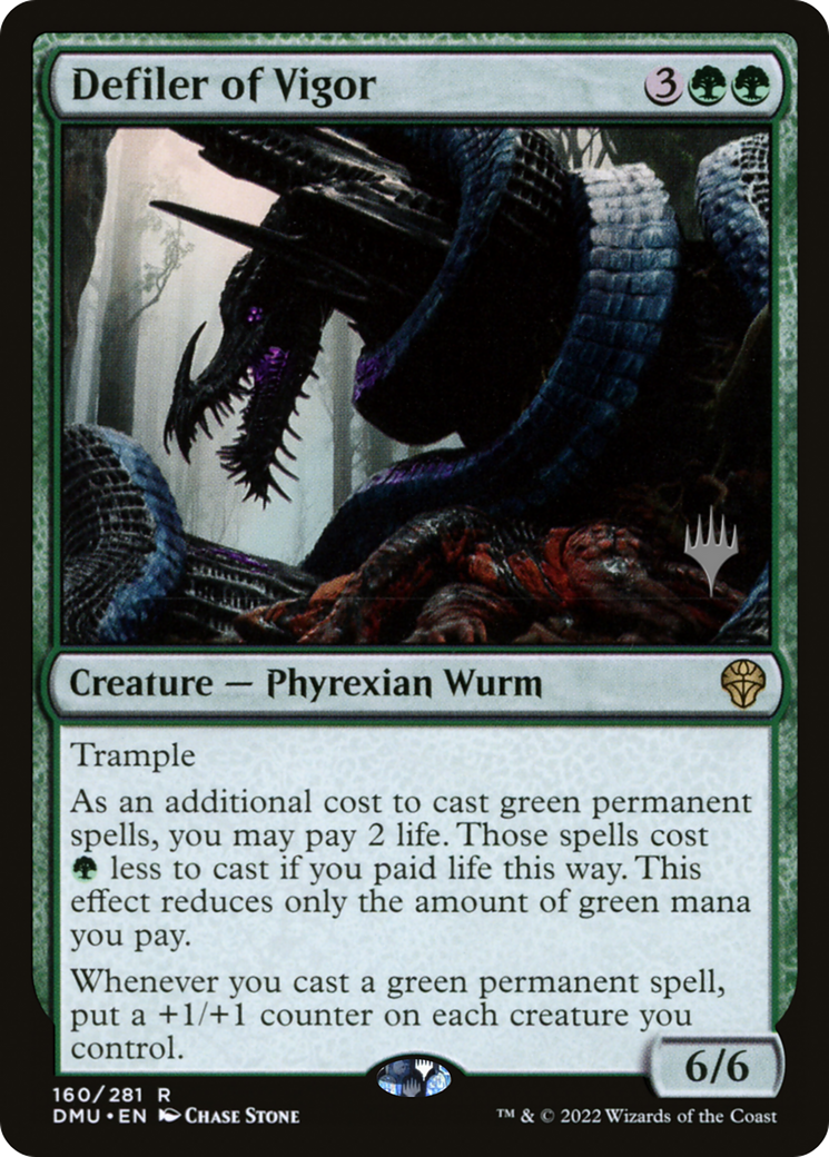 Defiler of Vigor (PPDMU-160P) - Dominaria United Promos (Promo Pack) Foil