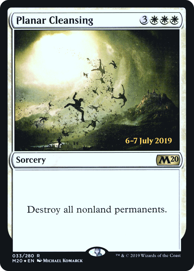 Planar Cleansing (PRE-33S) - Core Set 2020 Promos (Prerelease) Foil