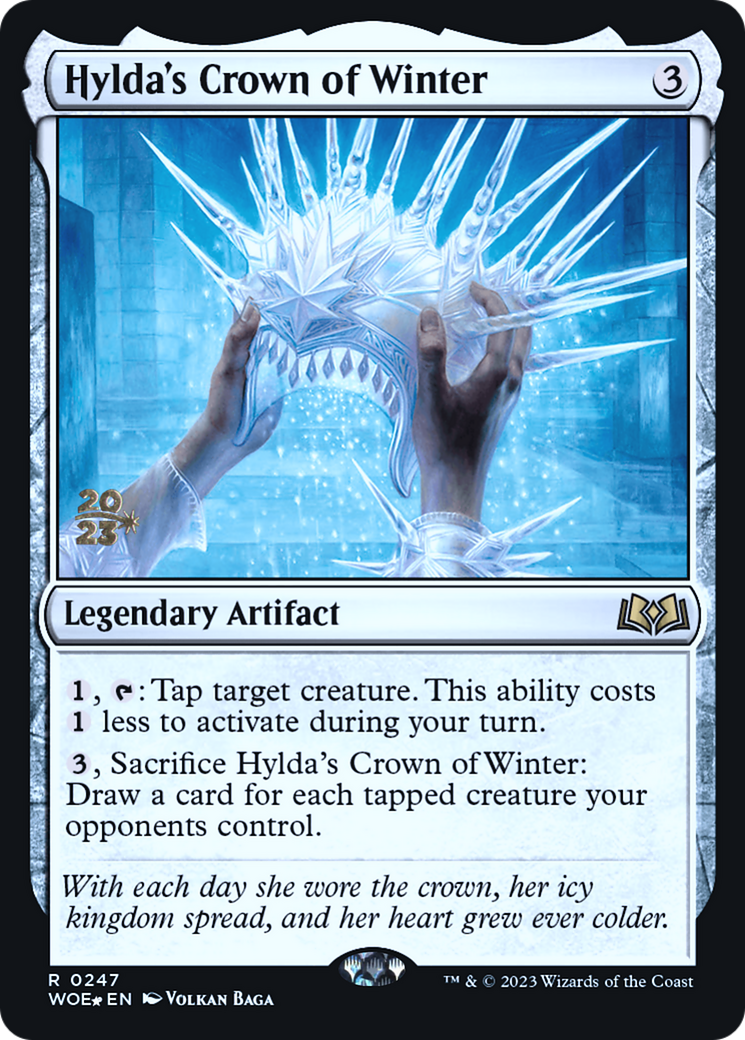 Hylda's Crown of Winter (PRE-247) - Wilds of Eldraine Promos (Prerelease) Foil