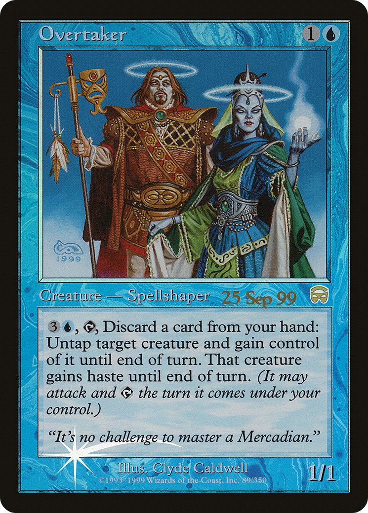 Overtaker (PRE-089) - Mercadian Masques Promos (Prerelease) Foil