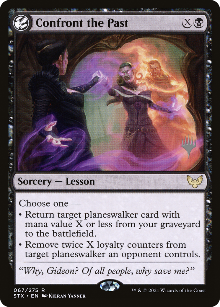 Confront the Past (PPSTX-067) - Strixhaven: School of Mages Promos: (lesson) (Promo Pack)