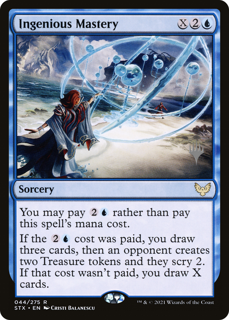 Ingenious Mastery (PPSTX-44P) - Strixhaven: School of Mages Promos Foil (Promo Pack)