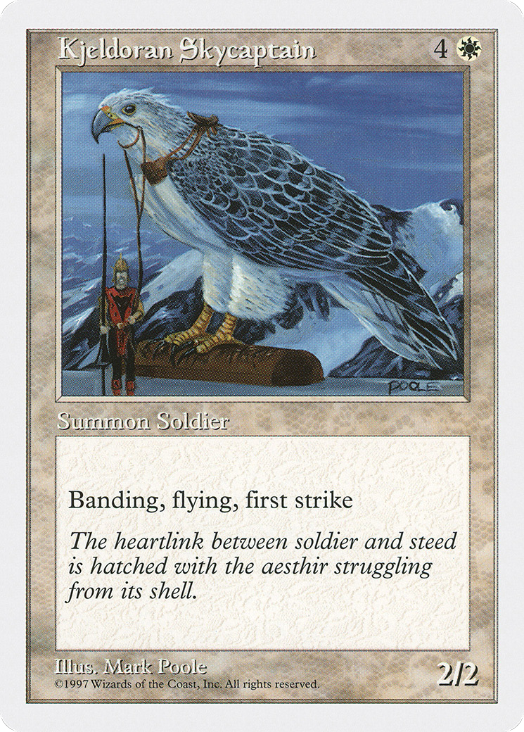 Kjeldoran Skycaptain (5ED-045) - Fifth Edition